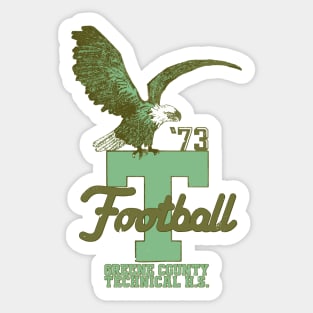 Retro Tech Football Sticker